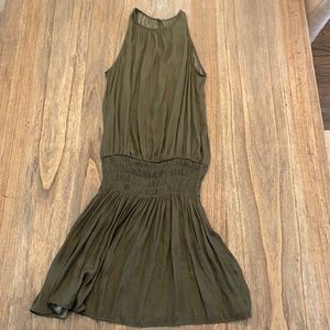 Olive Drop-waist DO + BE Dress Size M